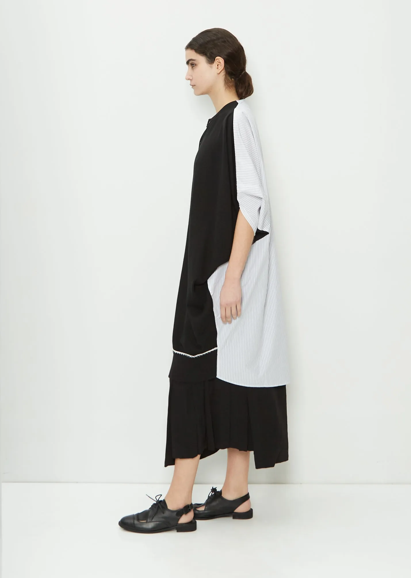 Panel Cotton Blend Shirt sold by La Garconne product image thumbnail 2