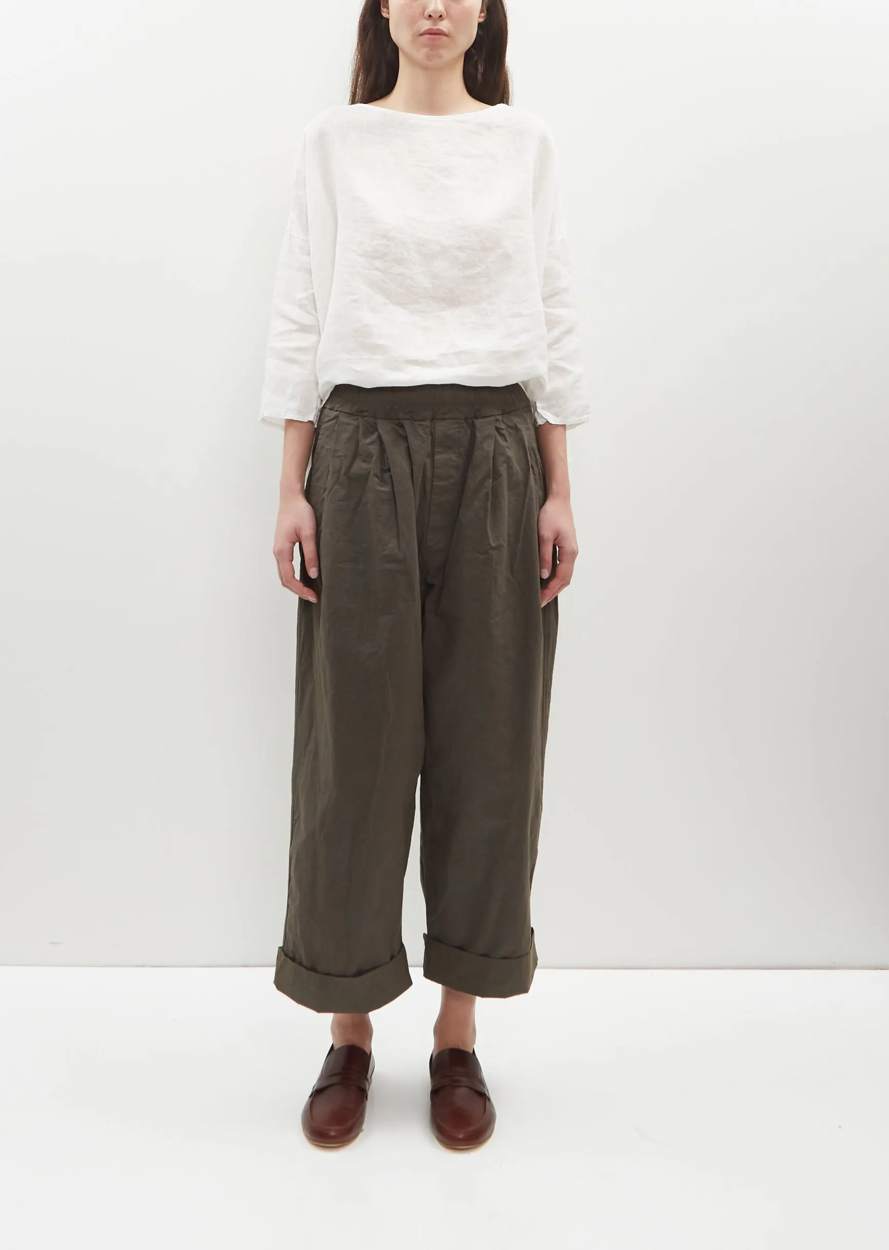 Bragoni Cotton Canvas Pants — Anthracite sold by La Garconne product image thumbnail 4