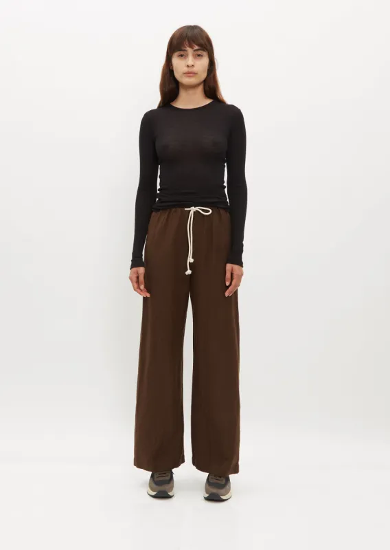 Jude Linen Wool Joggers sold by La Garconne