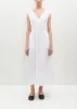 Cotton Drawstring Cut Out Dress sold by La Garconne