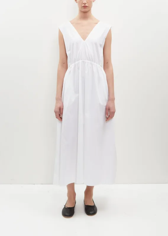 Cotton Drawstring Cut Out Dress sold by La Garconne