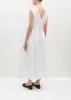 Cotton Drawstring Cut Out Dress sold by La Garconne