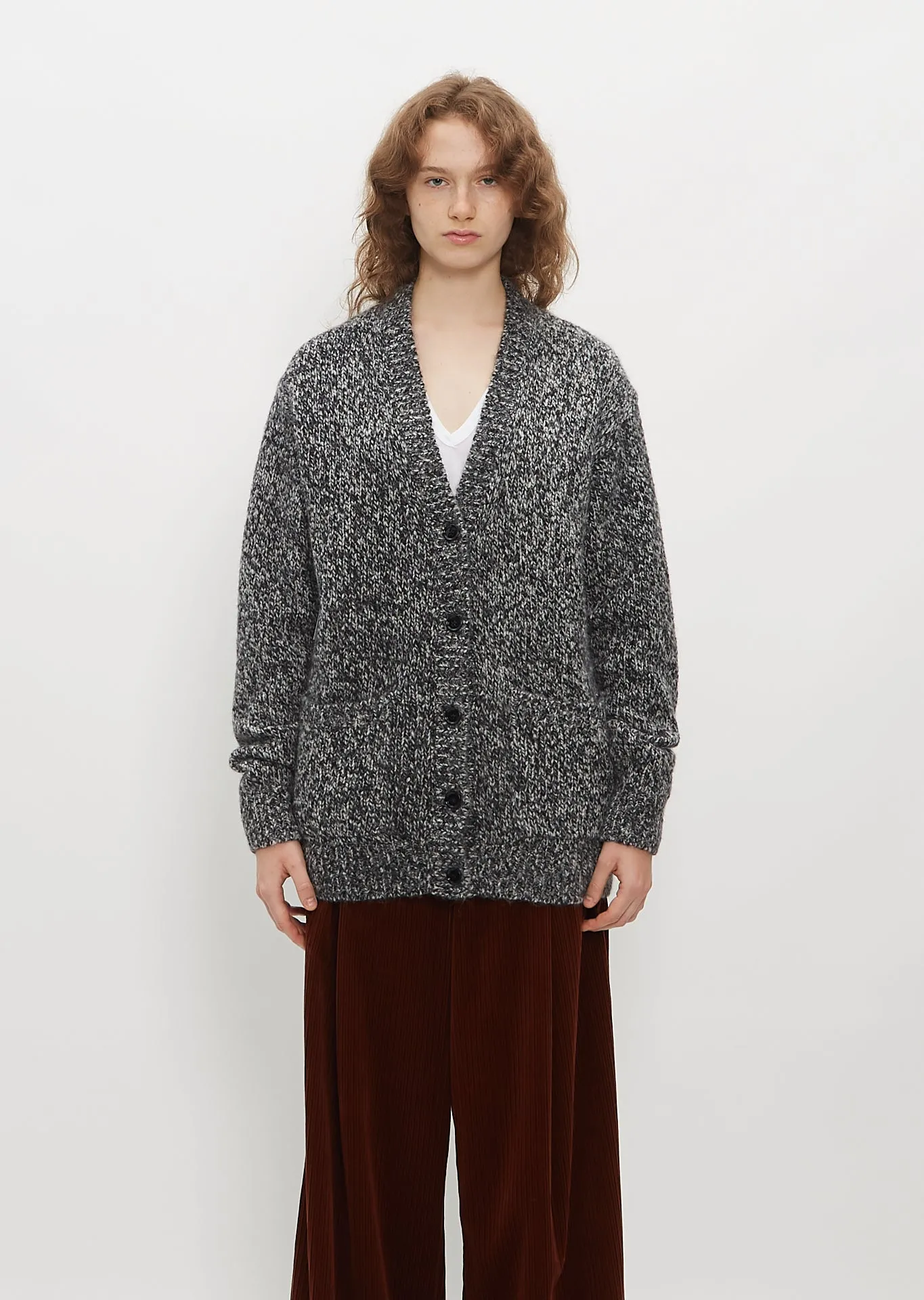 Toka Cardigan — Ecru/Black sold by La Garconne