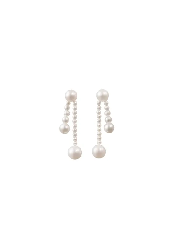 Ruban de Perle Earrings, Pair sold by La Garconne