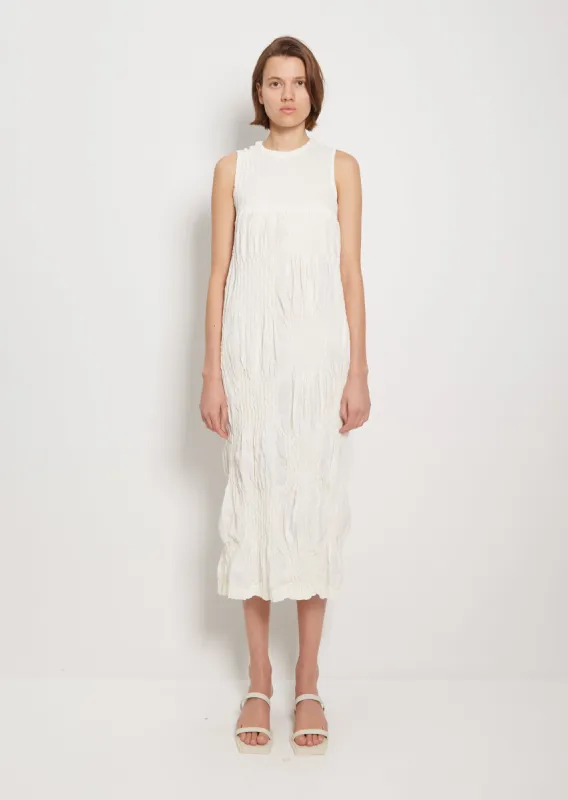 Wrinkled Blocks Dress sold by La Garconne