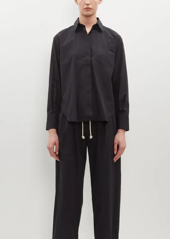 Cotton Covered Placket Shirt sold by La Garconne