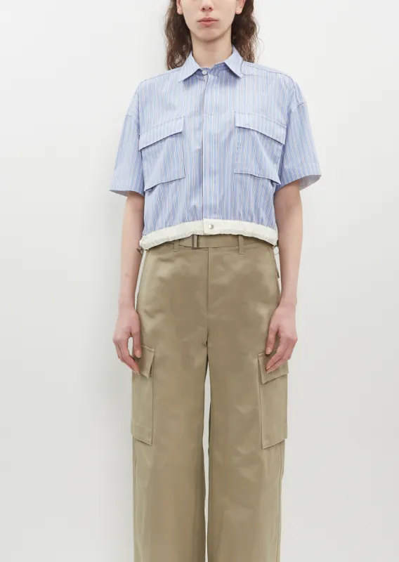 Thomas Mason Cotton Poplin Shirt sold by La Garconne