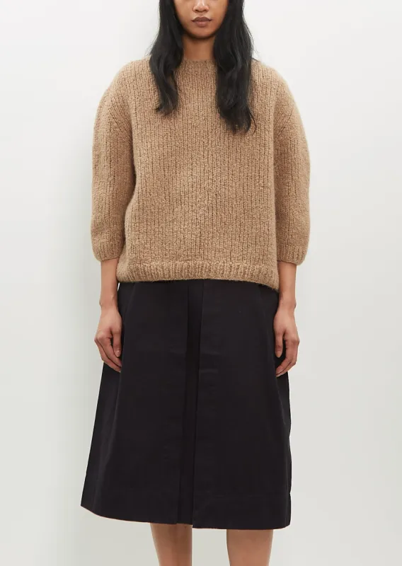 Momo Cashmere Sweater — Caramel sold by La Garconne