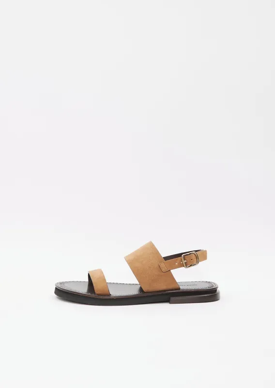 Wide Leather Strap Sandal made by Dries Van Noten