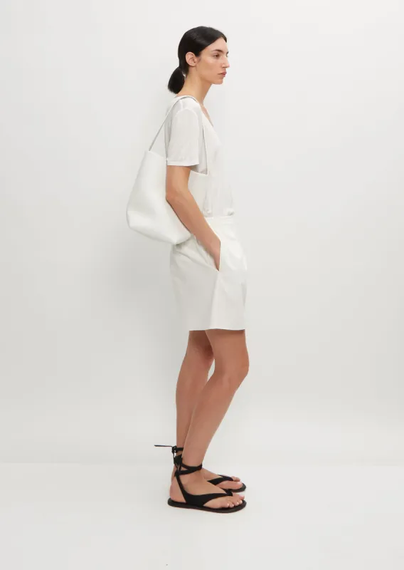 Medium N/S Park Tote — White sold by La Garconne