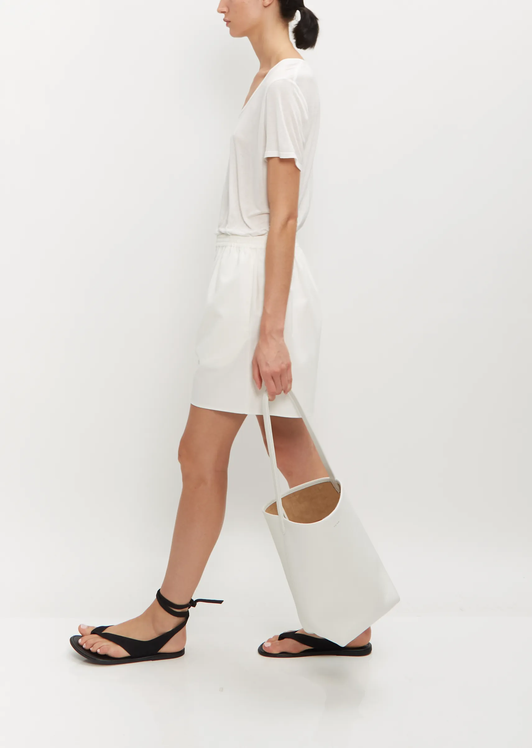 Medium N/S Park Tote — White sold by La Garconne product image thumbnail 2