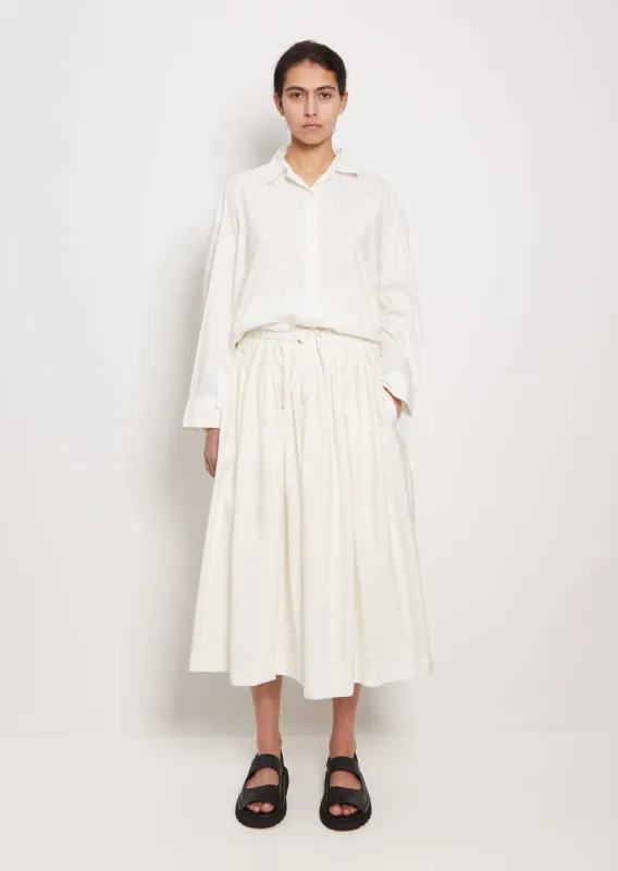 Silk Blend Uni Inu Skirt sold by La Garconne