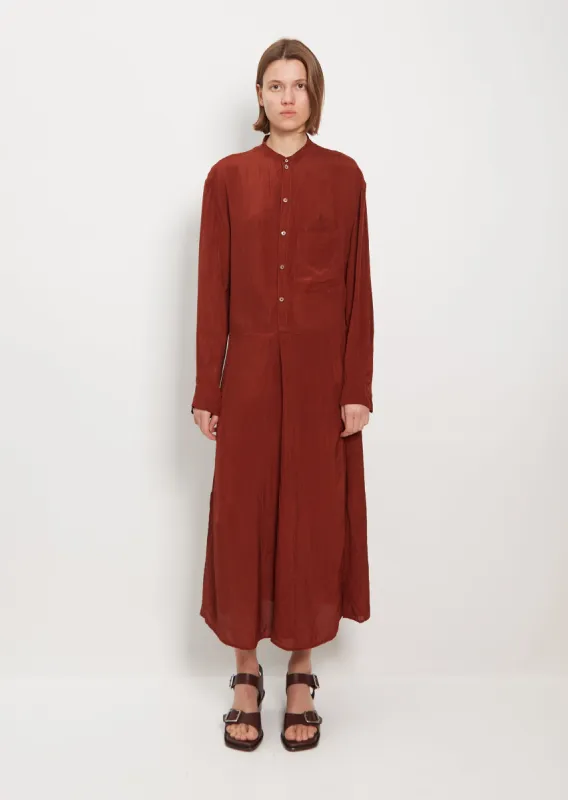 Gusset Collar Shirt Dress made by Lemaire