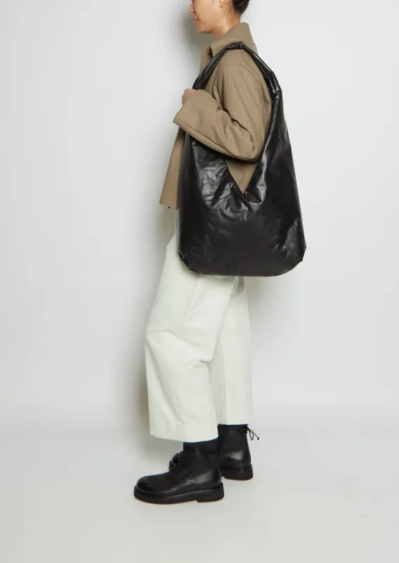 Medium Oil Anchor Bag — Black sold by La Garconne