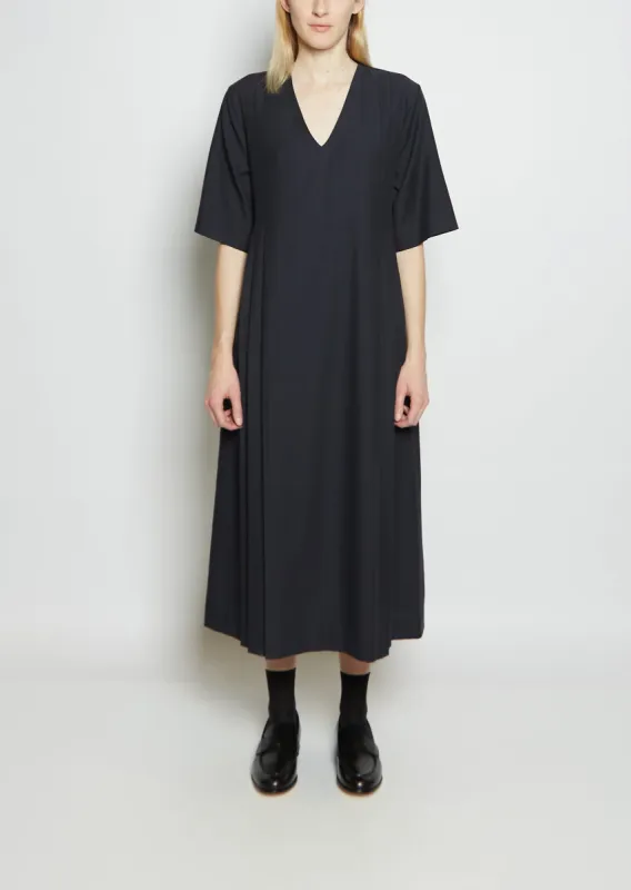 Cotton Twill Triple Pleat Dress sold by La Garconne