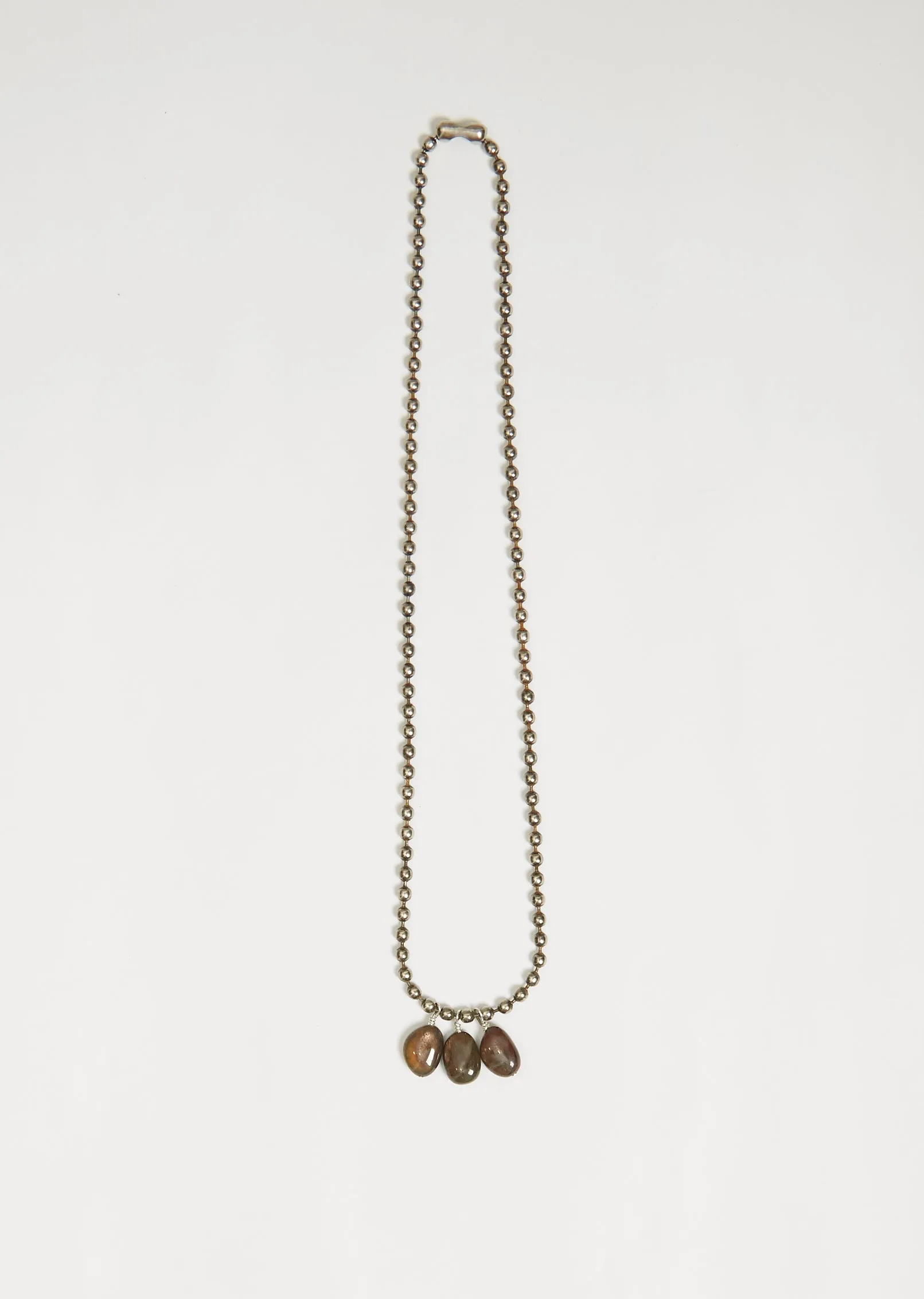 Brown Sapphire Chain Necklace sold by La Garconne product image thumbnail 2