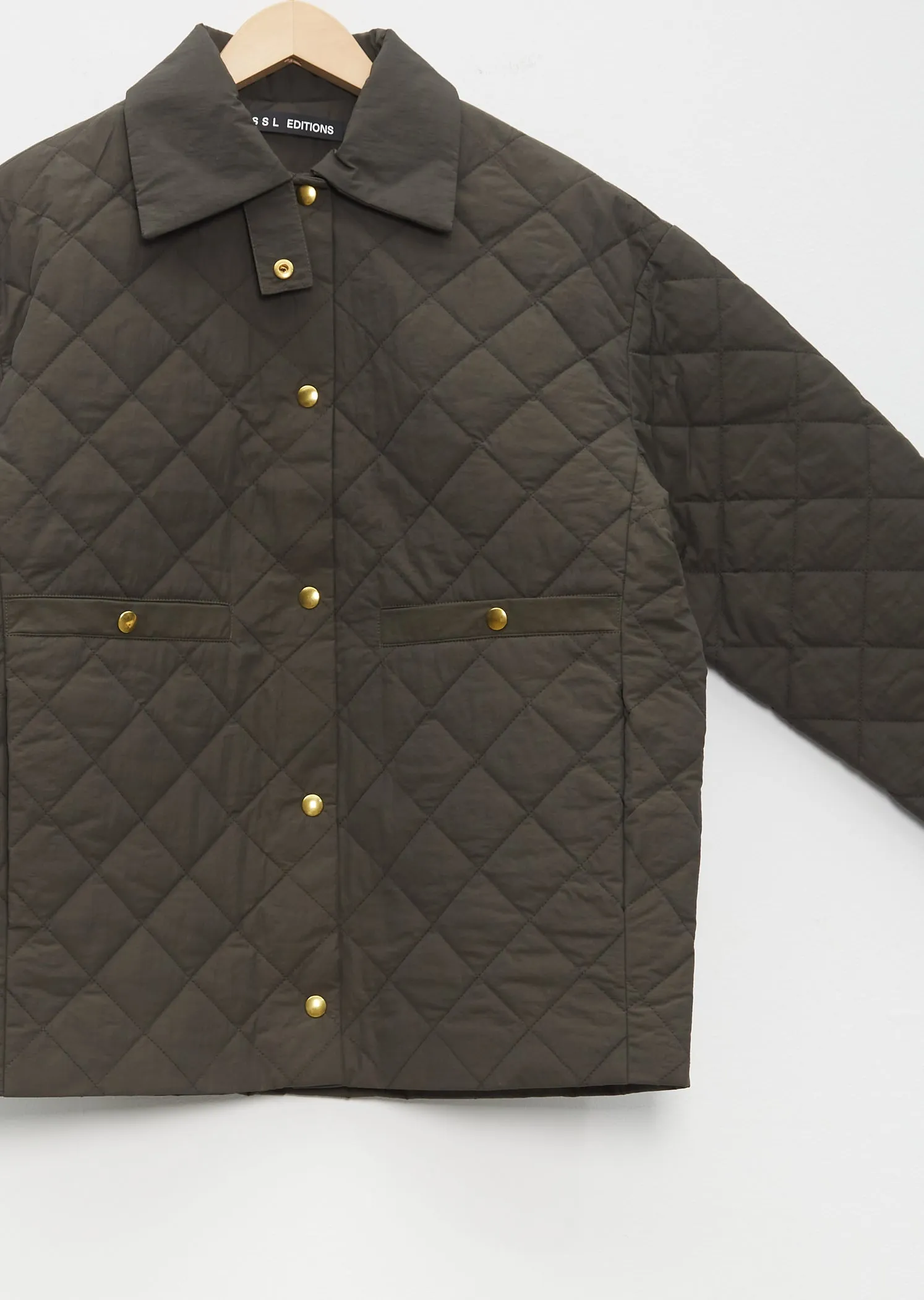 Long Taffeta Jacket — Dark Green sold by La Garconne product image thumbnail 2