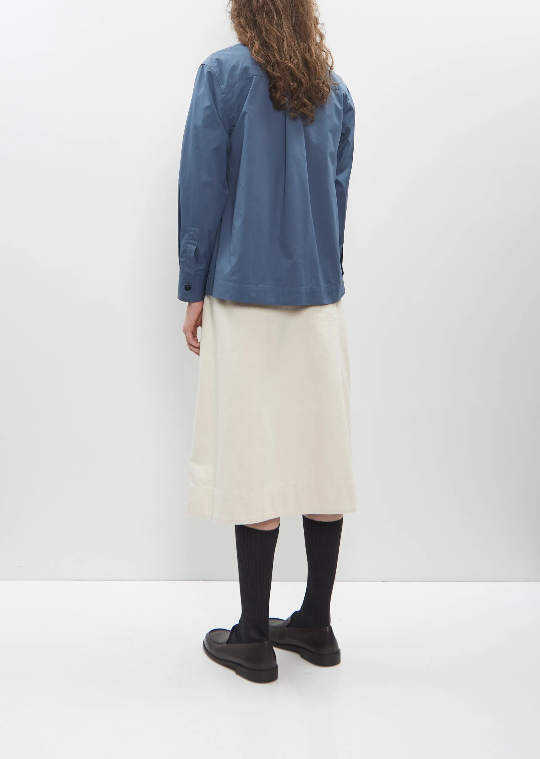 Button Through Collarless Shirt sold by La Garconne product image thumbnail 3