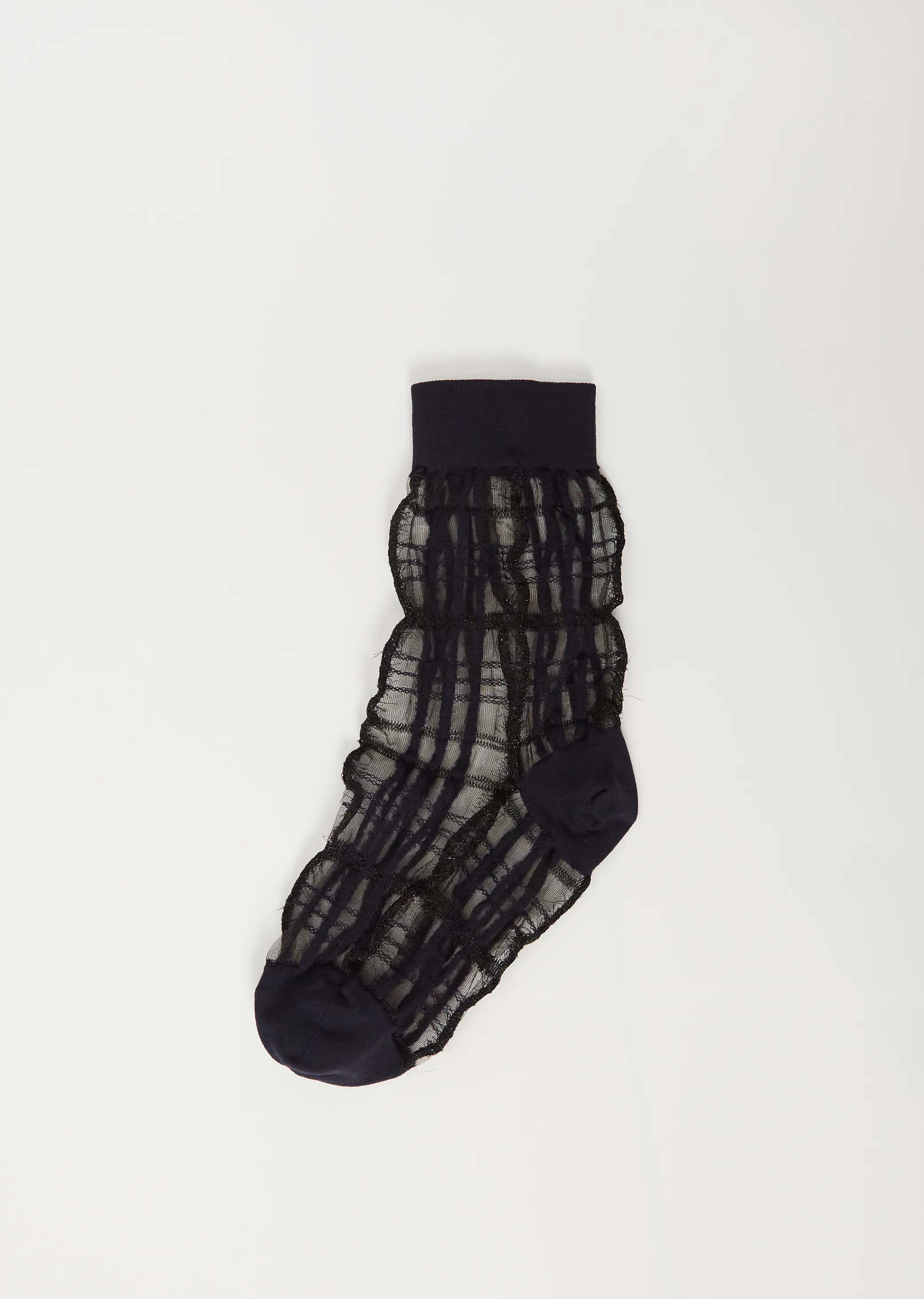 Plaid Socks — Black sold by La Garconne