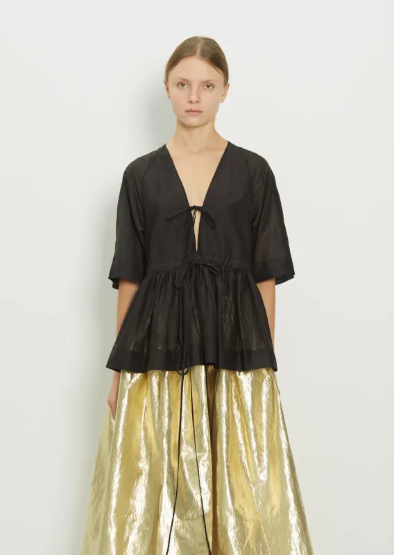 Cotton Silk Mina Top sold by La Garconne