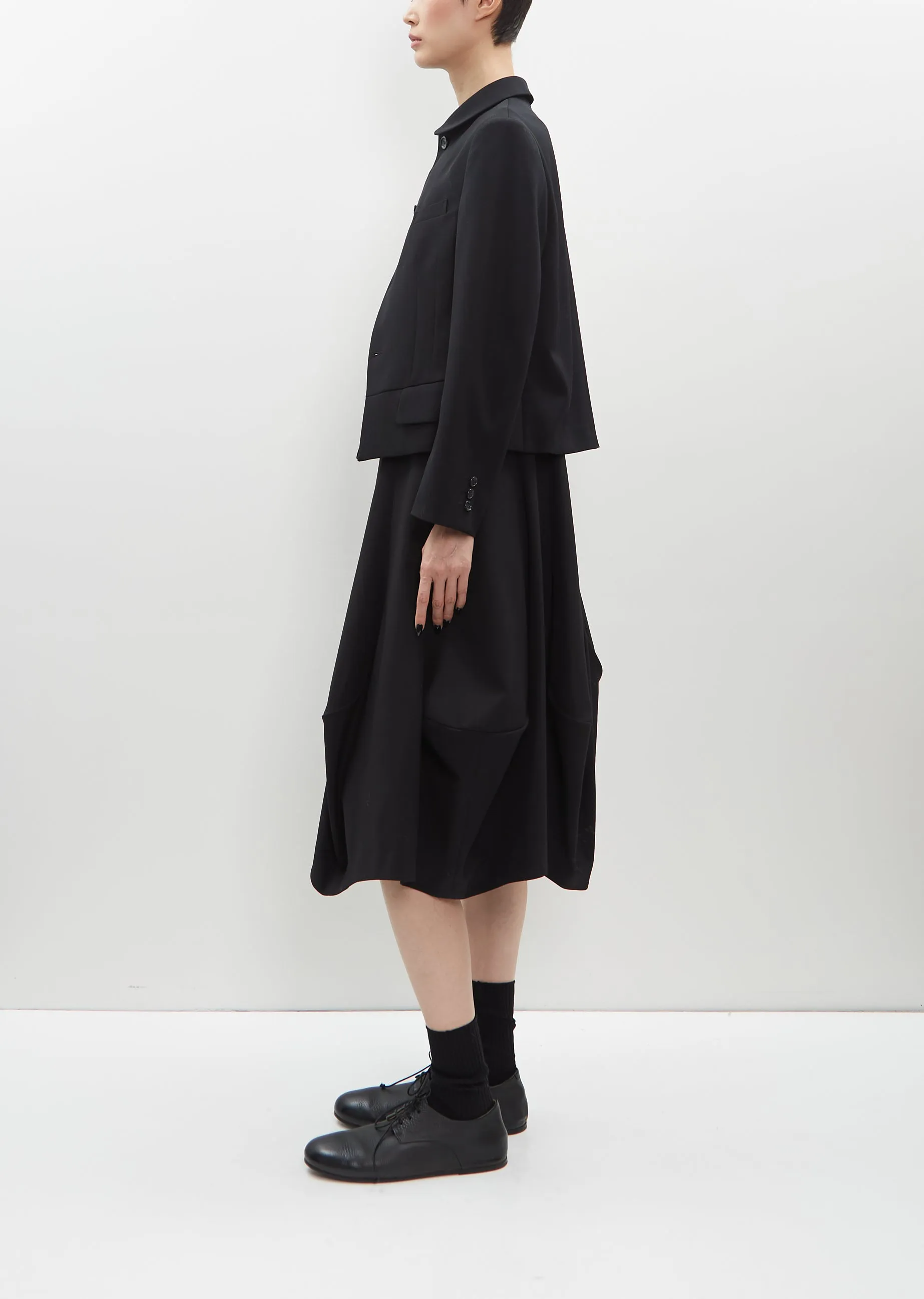 Wool Round Collar Jacket sold by La Garconne product image thumbnail 2