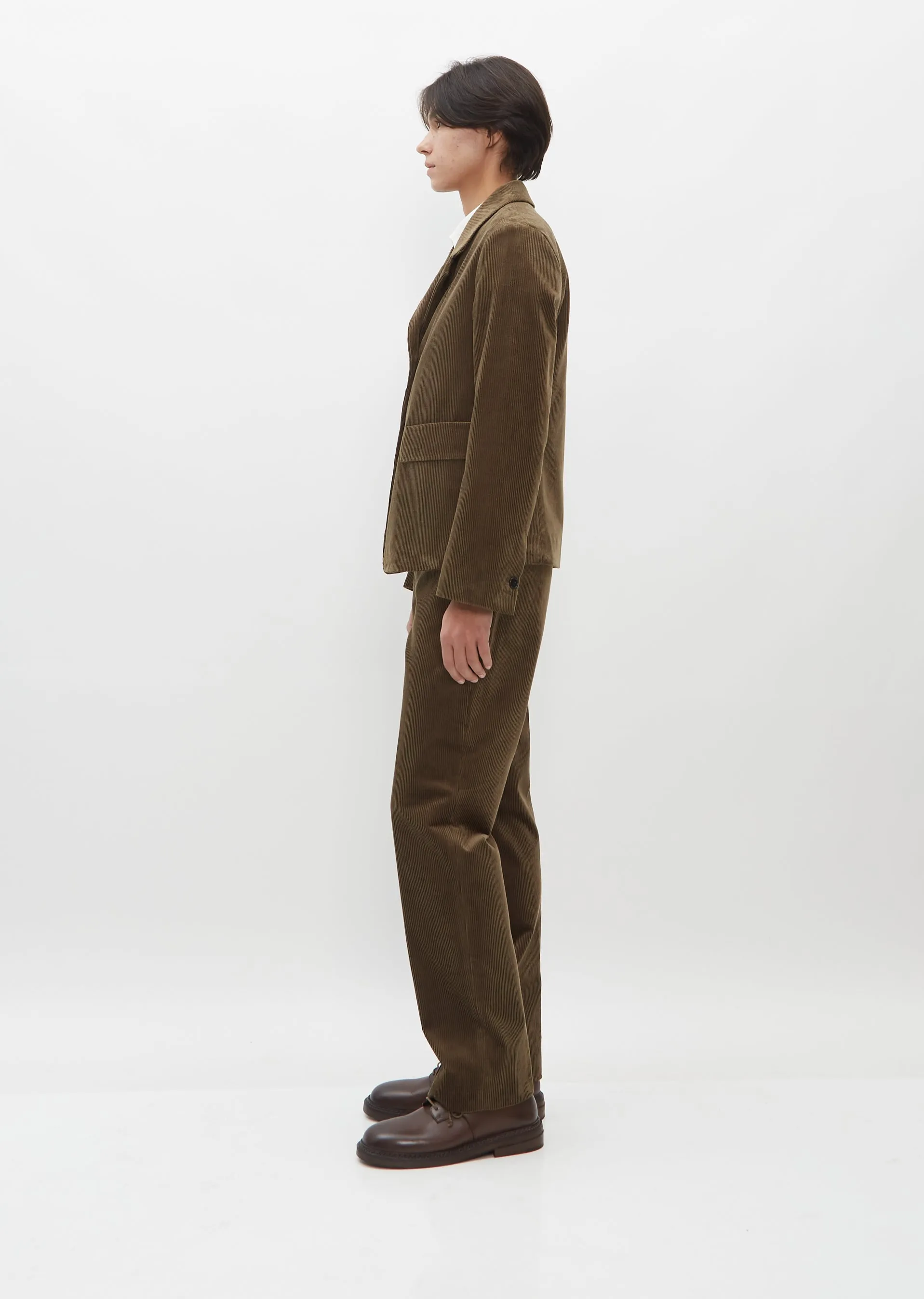 Flap Pocket Cotton Blazer sold by La Garconne product image thumbnail 2