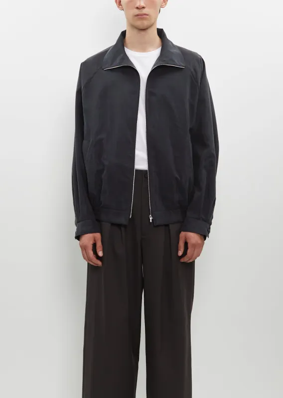 Silk Nylon Zip Blouson sold by La Garconne