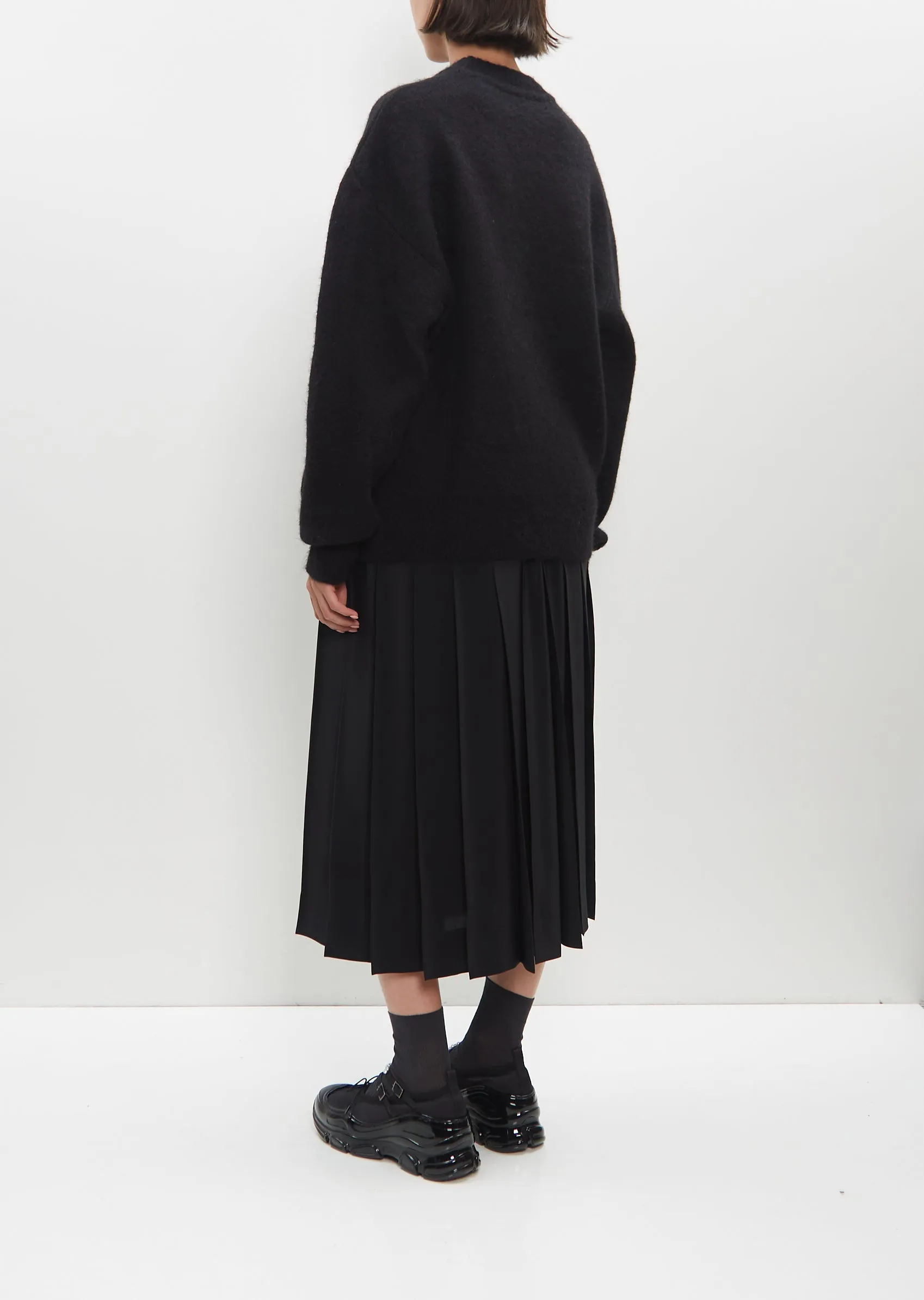 Turbo Embellished Alpaca Knit Relaxed Jumper sold by La Garconne product image thumbnail 3