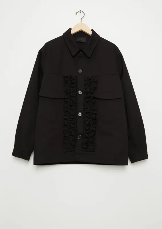 Men's Utility Jacket With Ruffles sold by La Garconne