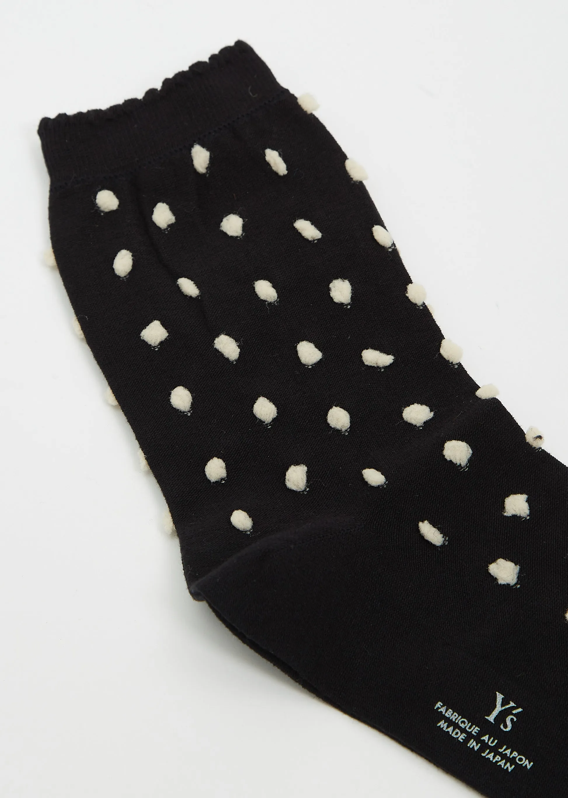 Dot Socks — Black sold by La Garconne product image thumbnail 2
