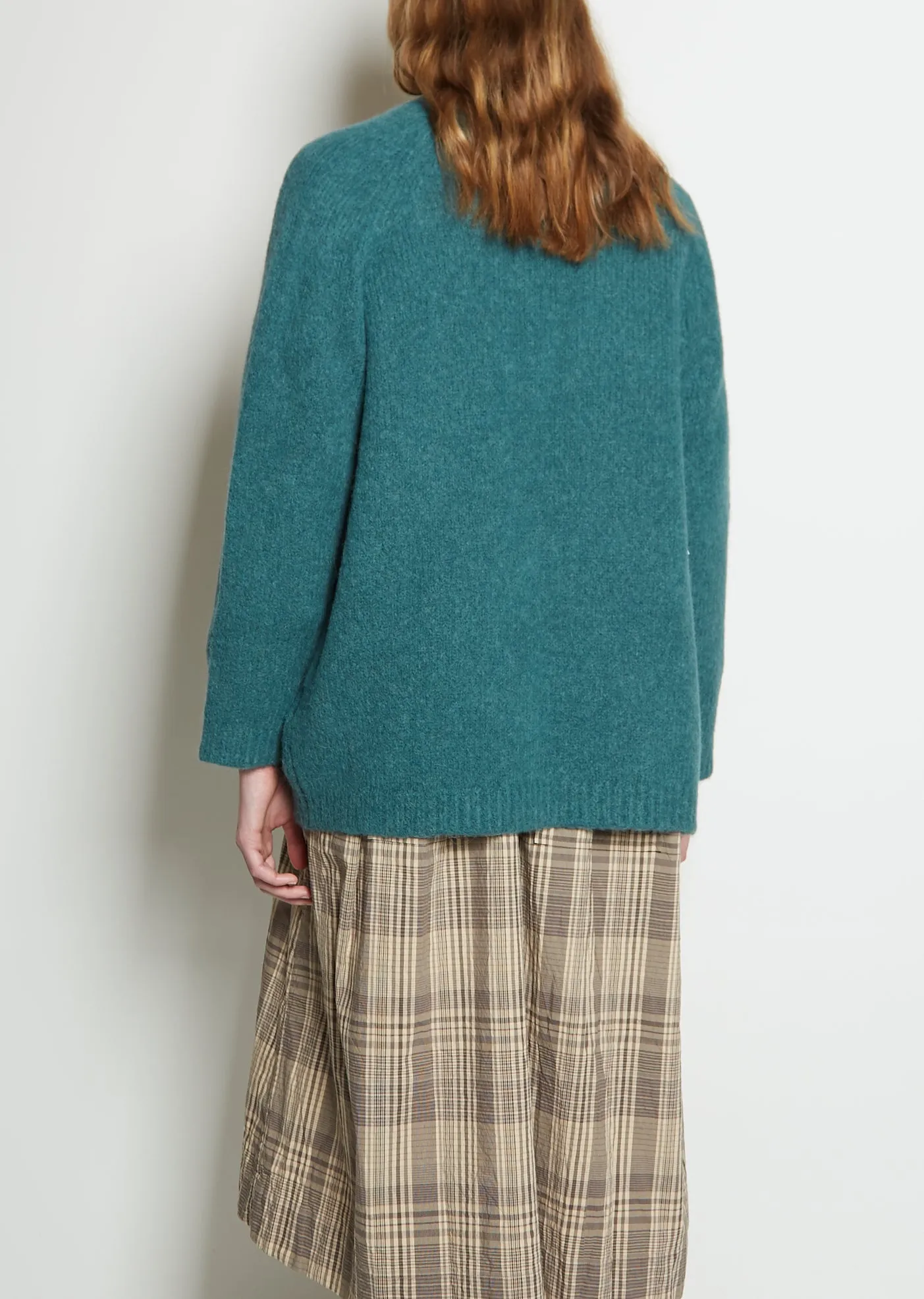 Alpaca & Wool Shaggy Knit Cardigan sold by La Garconne product image thumbnail 4