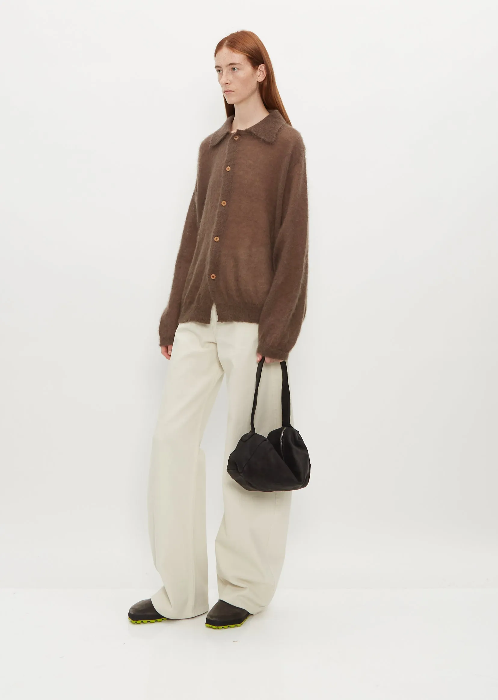 Small Leather Handle Bag — Black sold by La Garconne product image thumbnail 2