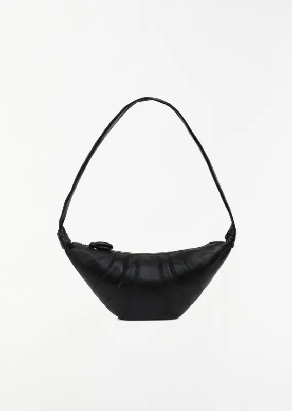 Medium Croissant Bag — Black sold by La Garconne