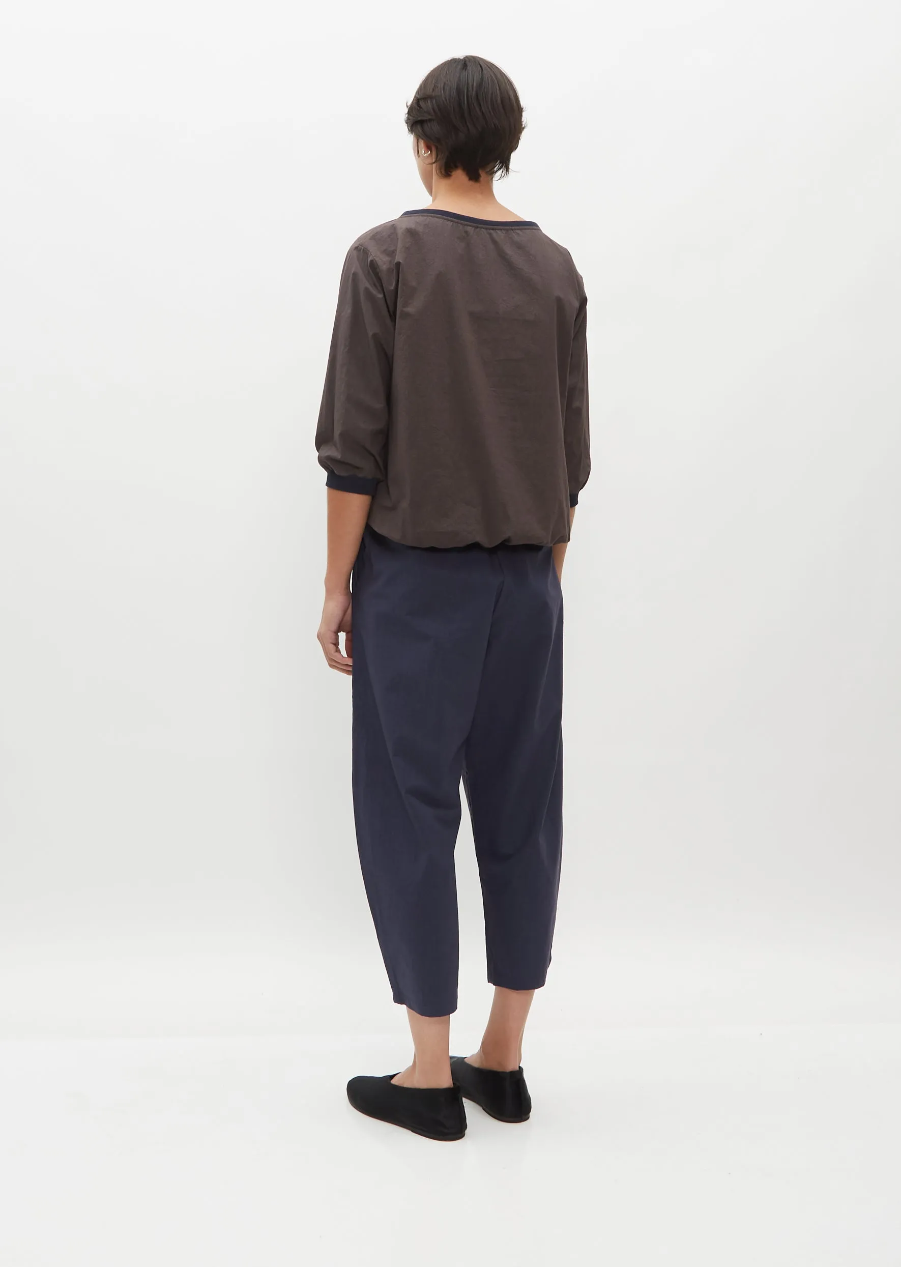 Cropped Balloon Trousers — Blue sold by La Garconne product image thumbnail 3