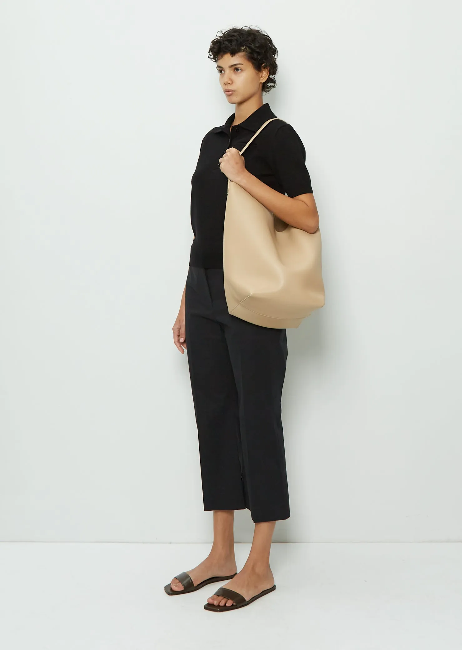 Large N/S Park Tote — Beige sold by La Garconne product image thumbnail 3