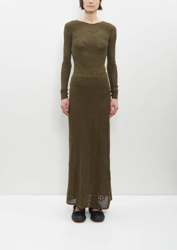 Orchid Skirt sold by La Garconne