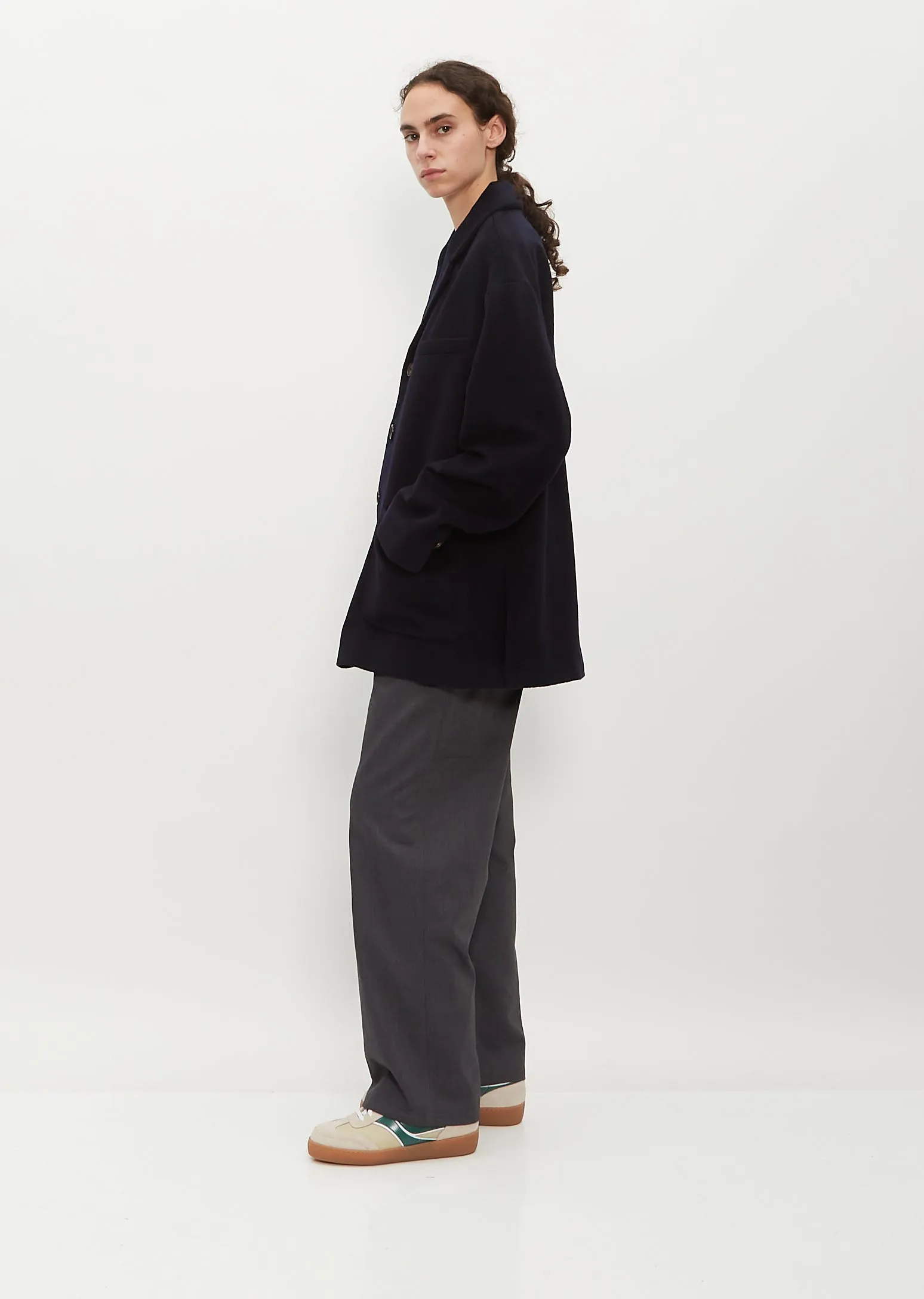 Convertible Lapel Wool & Cashmere Jacket sold by La Garconne product image thumbnail 2