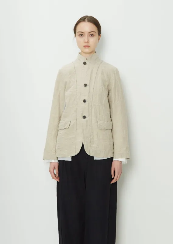 Classic Linen Jacket sold by La Garconne