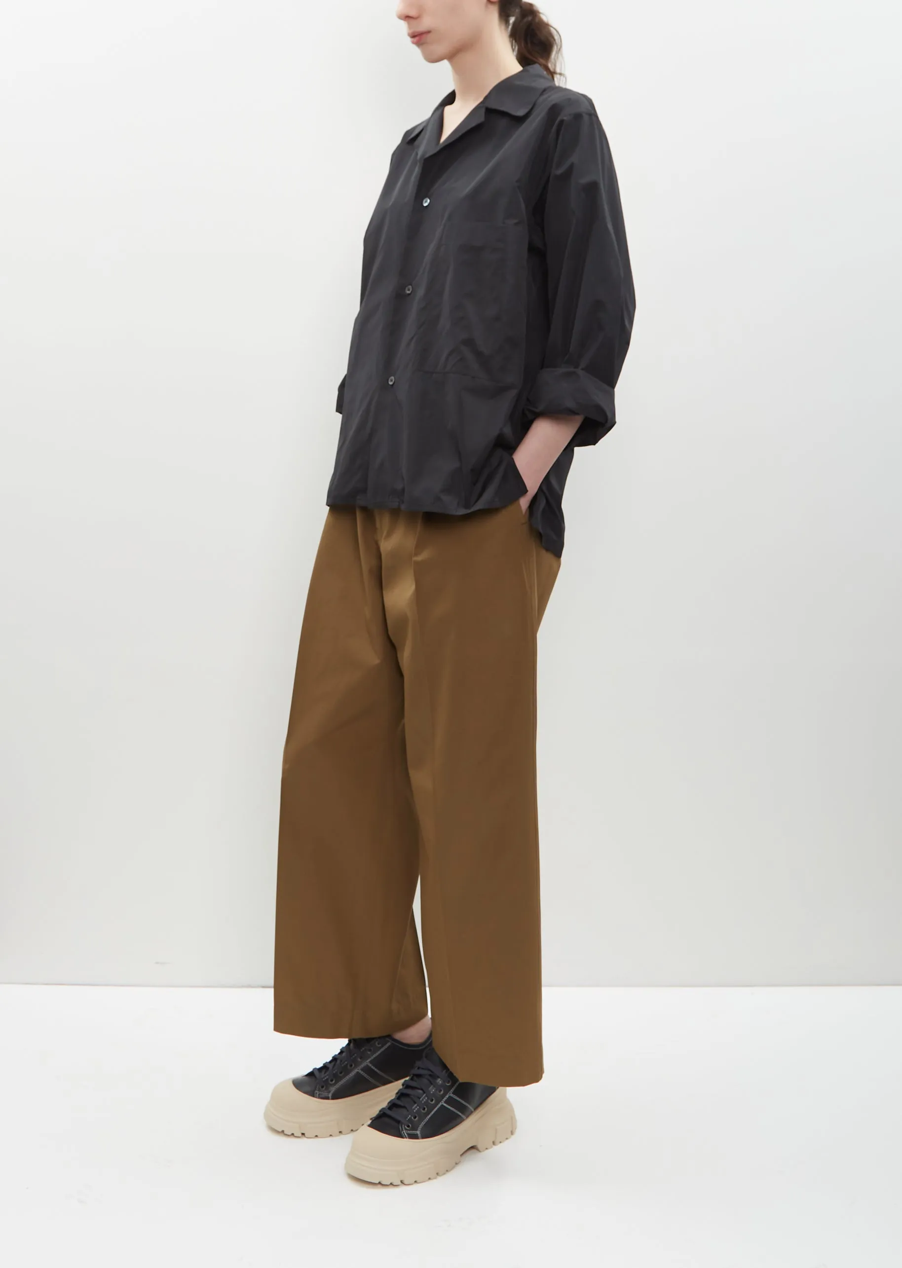 Pass Cotton Pants — Cumin sold by La Garconne product image thumbnail 4