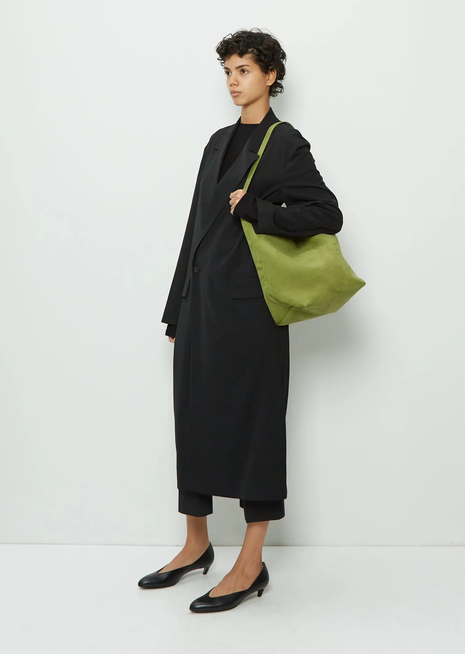 Large N/S Park Tote — Green sold by La Garconne product image thumbnail 3