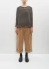 Raglan Riga Stripe Sweater — Slate sold by La Garconne