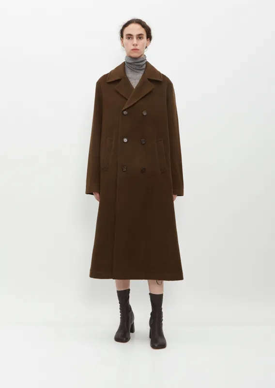 Wool Cashmere Overcoat sold by La Garconne