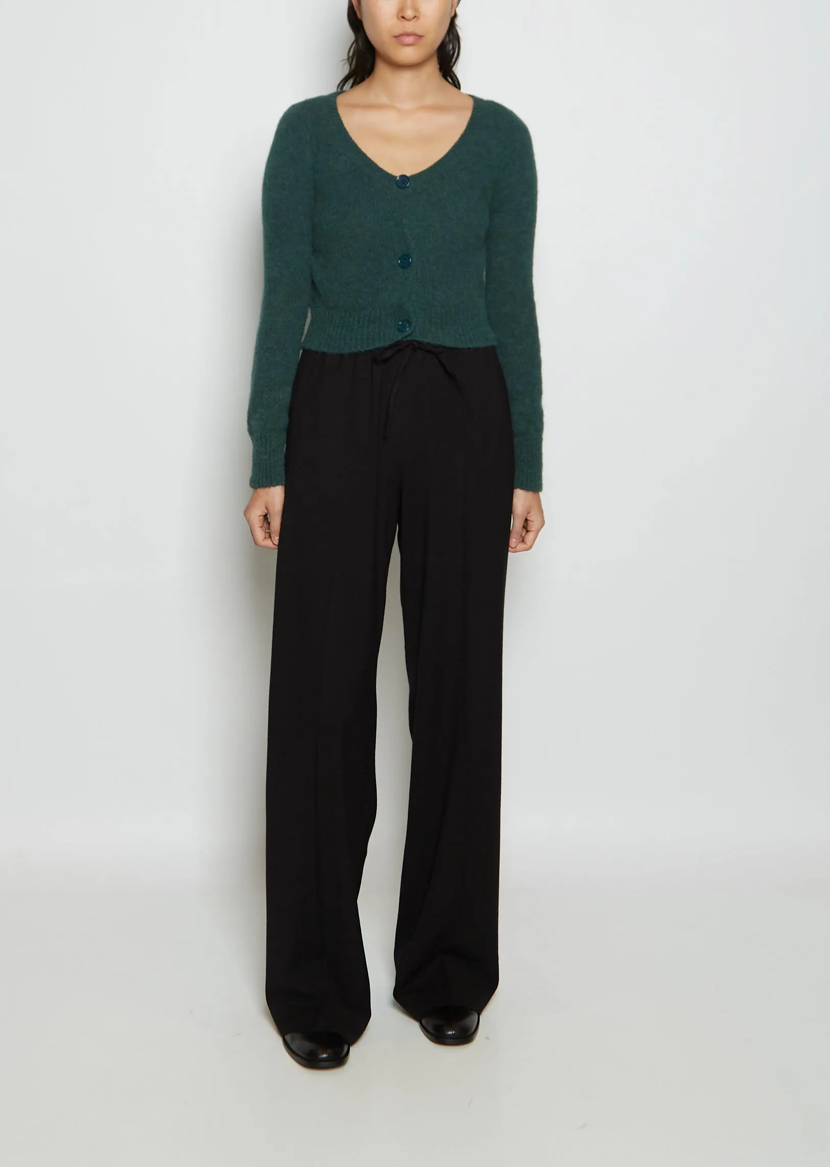 Naomi Alpaca Wool Cardigan sold by La Garconne