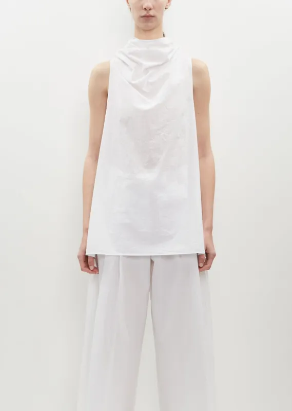 Striped Cotton Knotted Top sold by La Garconne