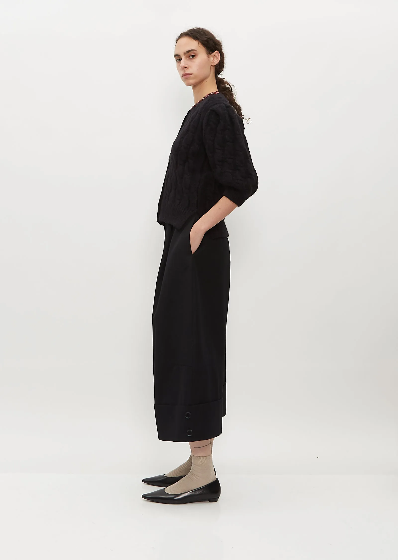 LS Cable Knit Cardigan w/ Embl sold by La Garconne product image thumbnail 2