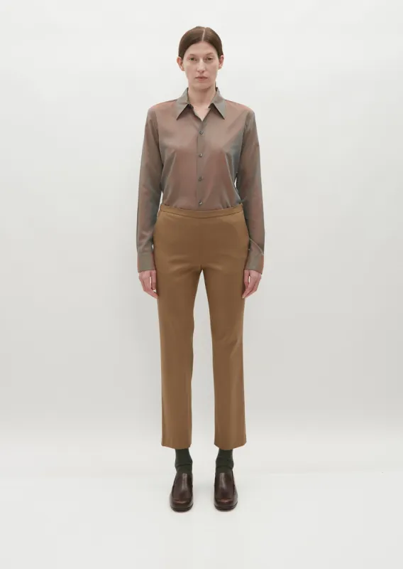 Slim Wool Pull On Pant sold by La Garconne