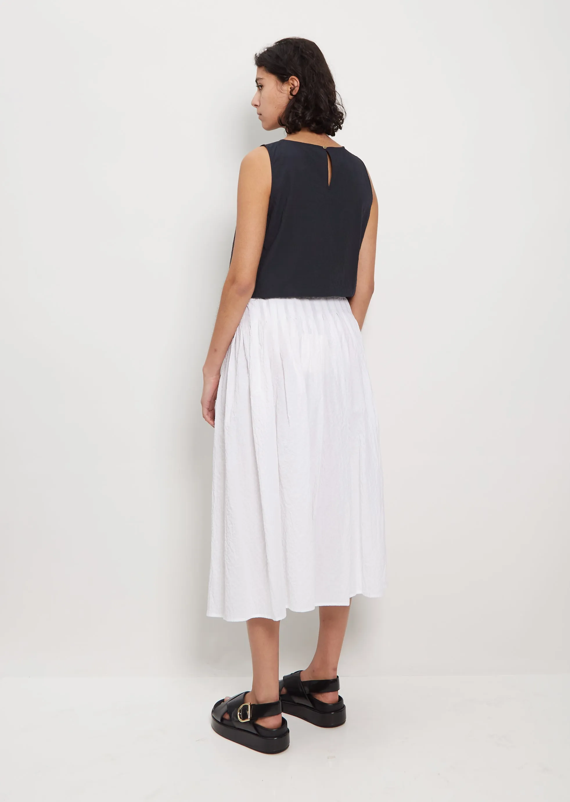Pintuck Skirt sold by La Garconne product image thumbnail 3