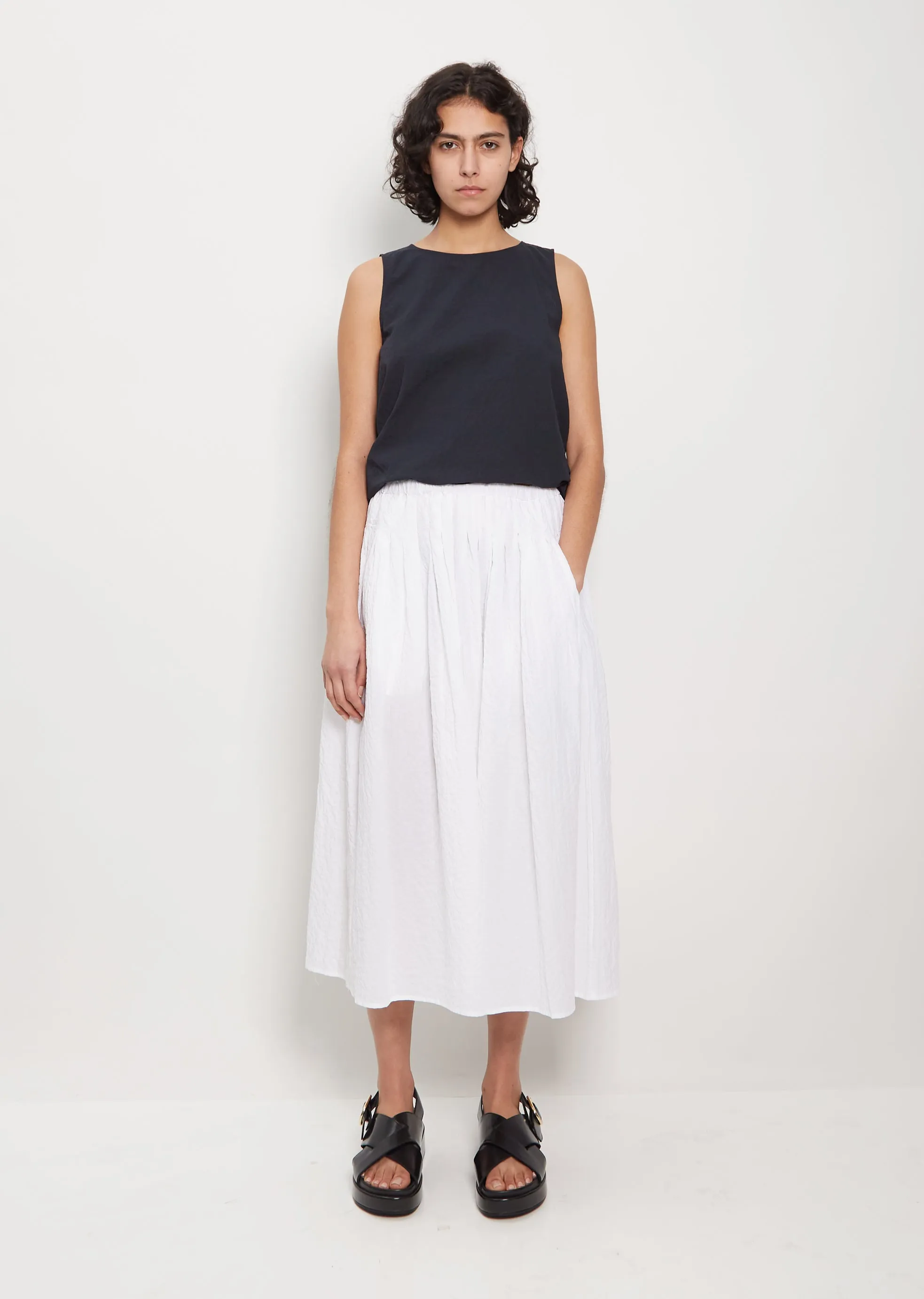 Pintuck Skirt sold by La Garconne