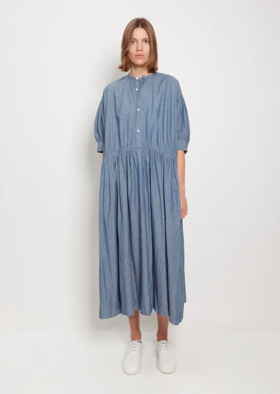 Vintage Style Gathered Dress sold by La Garconne