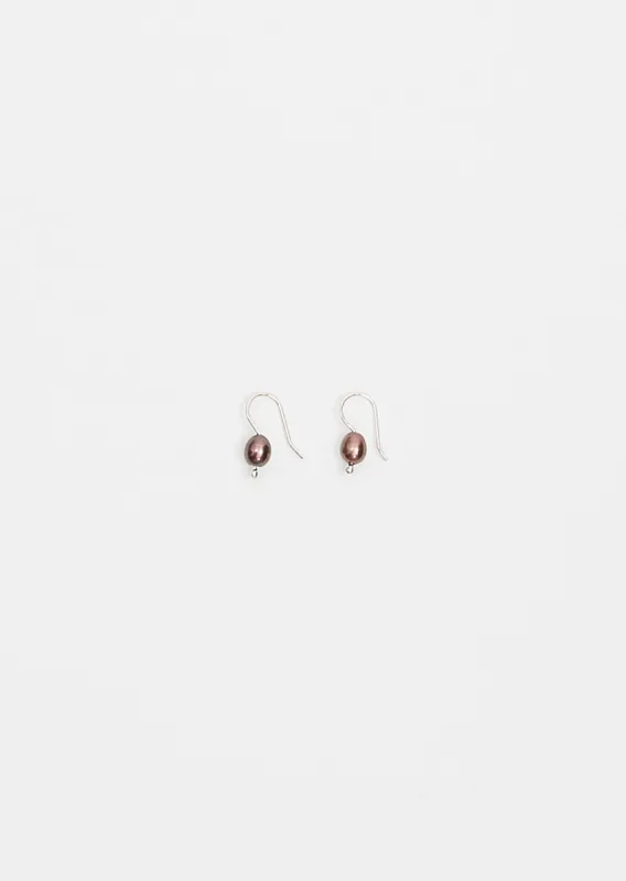 Mermaid Earrings — Black Pearl sold by La Garconne